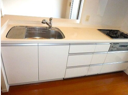 熊本市中央区大江６丁目の賃貸マンションのキッチン