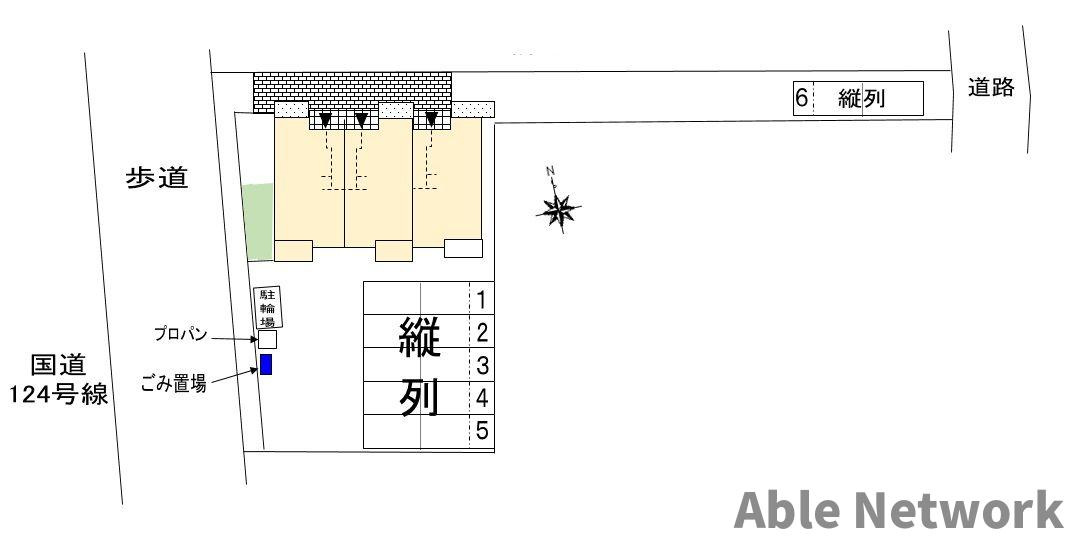 アゼリア ソレイユの区画図
