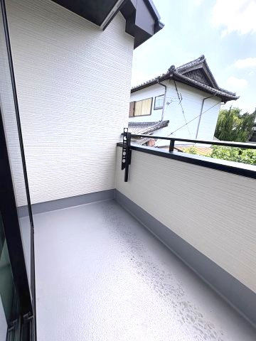 【バルコニー】 | 糟屋郡須恵町須恵第1　A号棟（全3棟）【仲介手数料無料・0円】 | 現地写真。