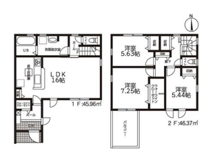  | 【名古屋市守山区大字中志段味字西原2787-4新築戸建1号棟】✨️仲介手数料無料✨️志段味東小学校・志段味中学校