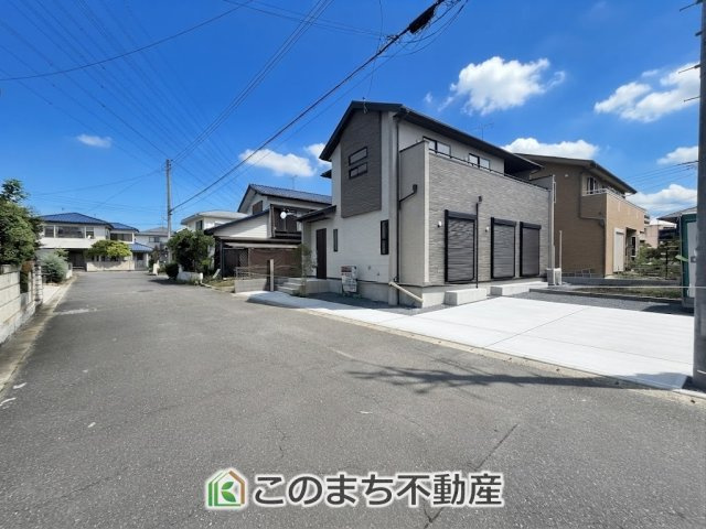 ブルーミングガーデン宇都宮市簗瀬町の前面道路含む現地写真|前面道路含む現地写真（一部CGにて編集しております。）