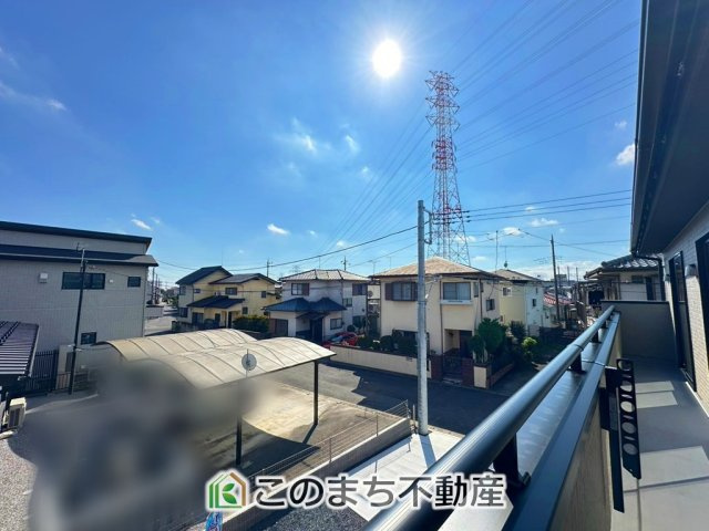 ブルーミングガーデン宇都宮市簗瀬町の展望|バルコニーからの眺めです♪