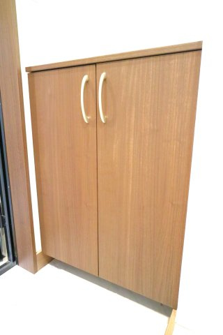 NYスタイルズ大牟田Bの収納|玄関には収納力のあるシューズボックスが備え付けられています