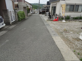 【前面道路含む現地写真】 | 川西市鼓が滝2丁目13の27　売り土地