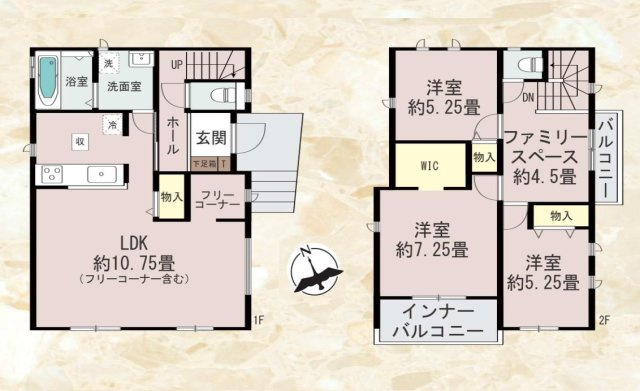【間取り】 | 糟屋郡須恵町須恵第1　C号棟（全3棟）【仲介手数料無料・0円】 | 平日、土日祝日もお好きな日時にご見学可能です。お気軽にお問合せ下さい。