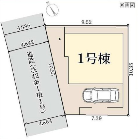 明石市大久保町西脇の区画図