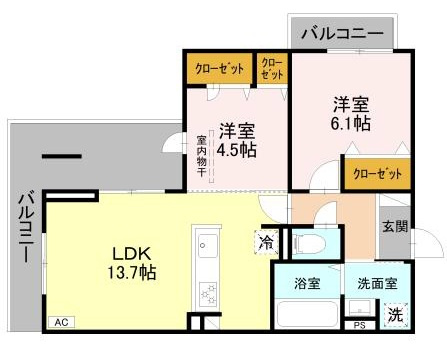 ステラフォーリアの間取り