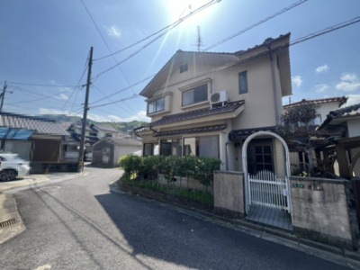 【前面道路含む現地写真】 | 売地　岩国市由宇町西2丁目