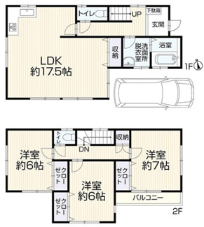 【間取り】 | 西宮市　笠屋町　中古戸建