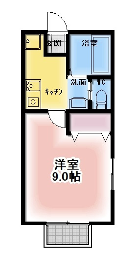 ガルテン宿畑　Ｂ棟の間取り