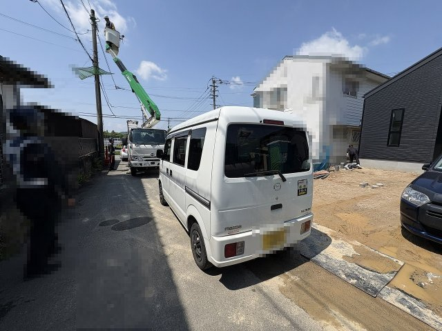 【その他】 | 糟屋郡須恵町佐谷8期・平屋　1号棟（全1棟）【仲介手数料無料・0円】 | 現地写真。前面道路です。