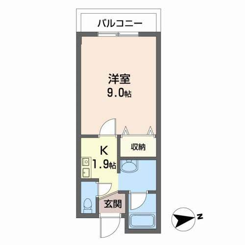 ヴェルドミールAOの間取り