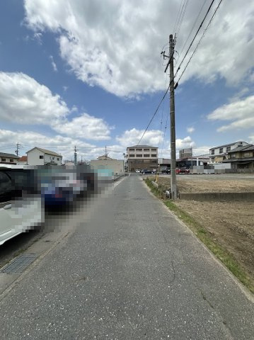 土地　正木の前面道路含む現地写真