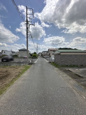 土地　正木の前面道路含む現地写真
