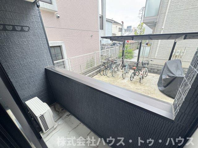 HS北松戸のバルコニー