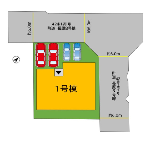 【区画図】 | 糟屋郡須恵町佐谷9期・平屋　1号棟（全1棟）【仲介手数料無料・0円】 | 区画図です。1号棟