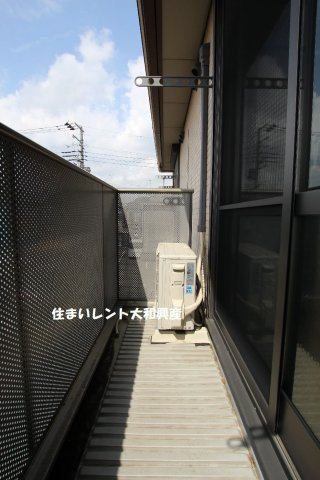 ディアコートＫＭのバルコニー