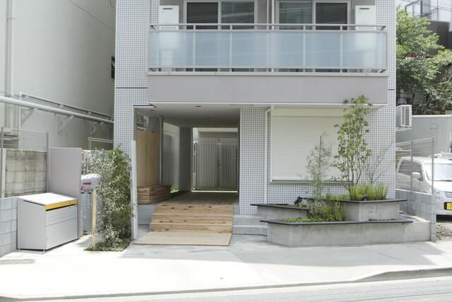 クレシェンド田端のエントランス