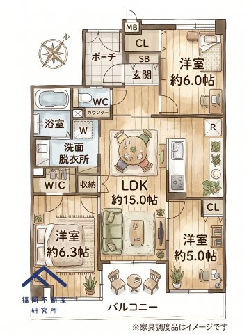 JGMヴェルデ春日２番館の間取り