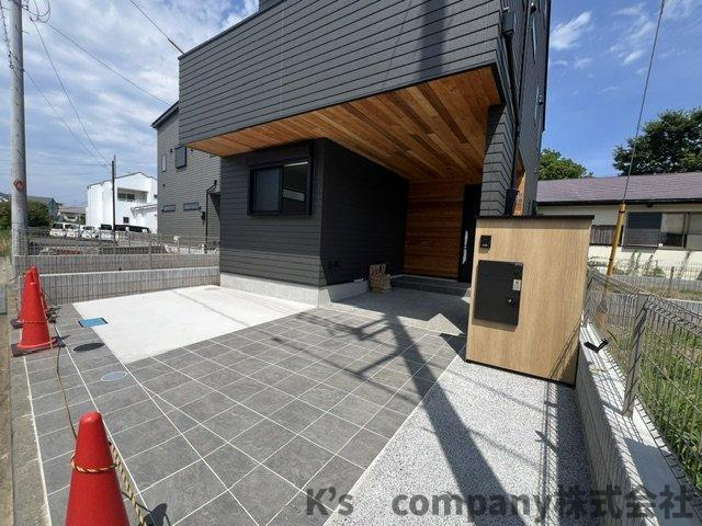 茅ヶ崎市矢畑　新築戸建　3号棟の外観|玄関ポスト置き場♪