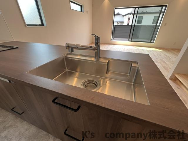 茅ヶ崎市矢畑　新築戸建　3号棟のキッチン|キッチンシンク◇◇