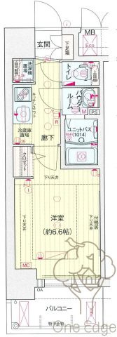 プレサンス梅田北オールの間取り