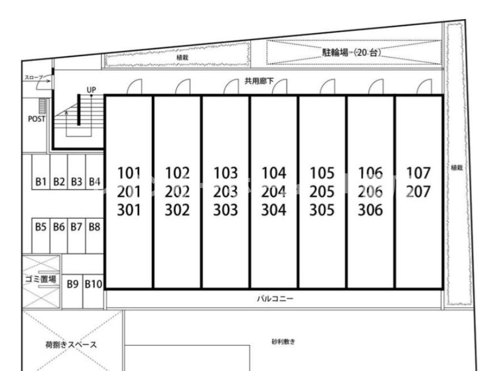 リブリ・gracious※初期費用分割後払いサービス利用可能物件の区画図