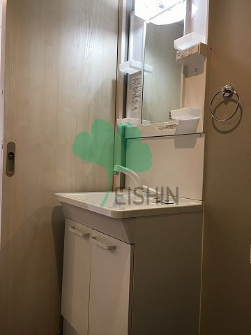 Rスクエア箱崎(アールスクエア箱崎)の洗面所|シンプルで使いやすい洗面台です！