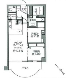 【間取り】 | パレ神楽坂