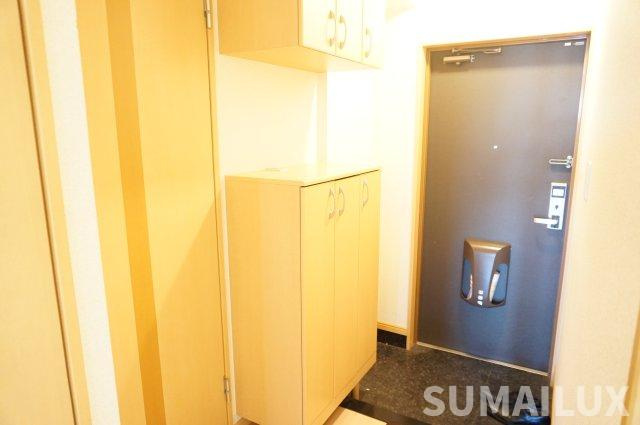 菊池郡菊陽町大字津久礼のアパートの玄関