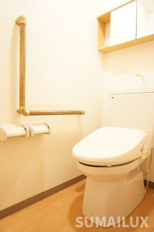 菊池郡菊陽町大字津久礼のアパートのトイレ