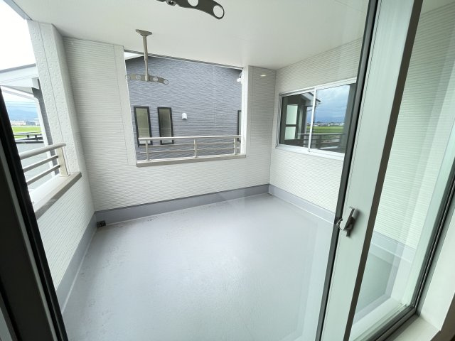 藤岡市下戸塚（全5棟）5号棟のバルコニー