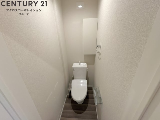 ゆったり落ち着けるトイレです