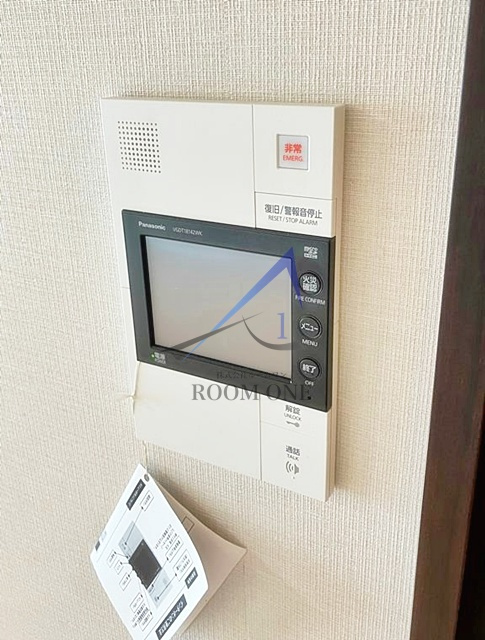 クレストシティ木場 のセキュリティ|モニター付きインターホンです。