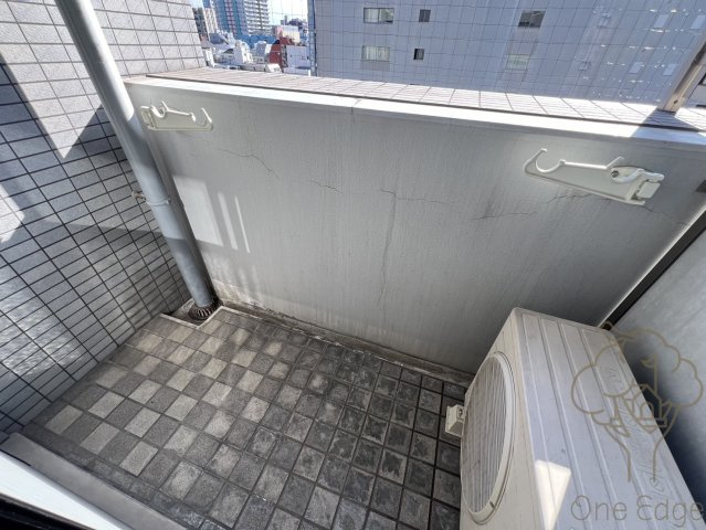 HOPECITY天神橋のバルコニー