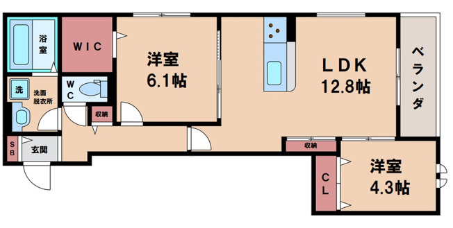 【間取り】 | D-room Sumie East