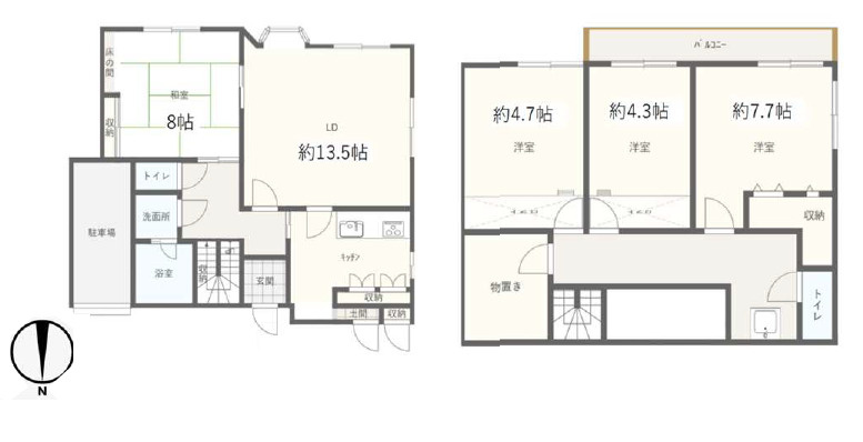 平塚市日向岡　中古戸建