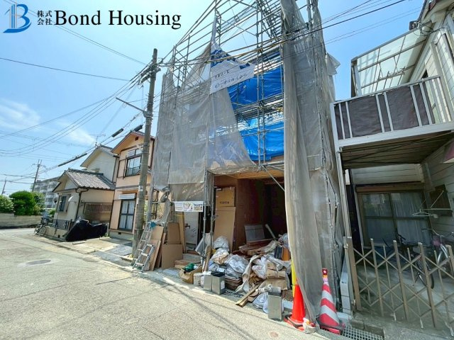 BELS取得物件　王塚台10期　新築限定1棟の前面道路含む現地写真
