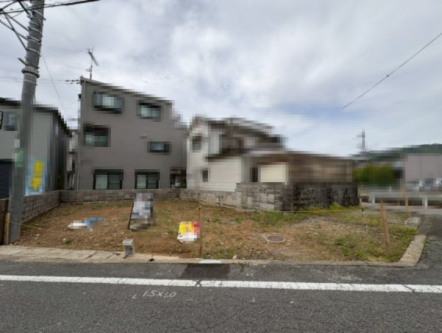 亀岡市篠町広田1丁目の前面道路含む現地写真|南向きにつき、採光通風良好です！