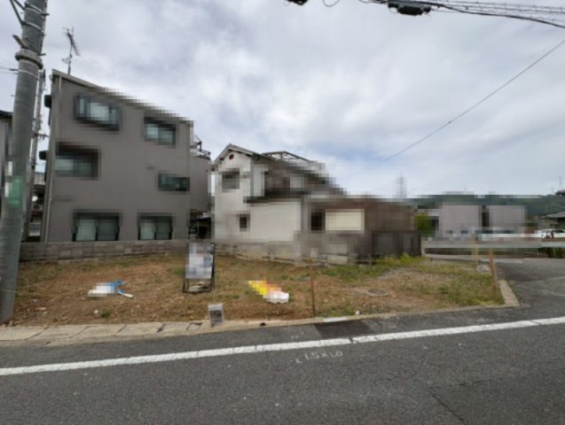 亀岡市篠町広田1丁目の前面道路含む現地写真|前道公道幅員約5.5ｍ！