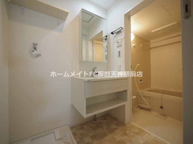 Chaton美穂ヶ丘の洗面所