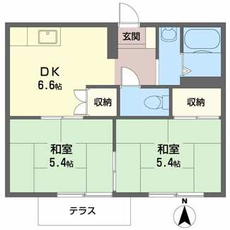 【間取り】 | ドミール花園