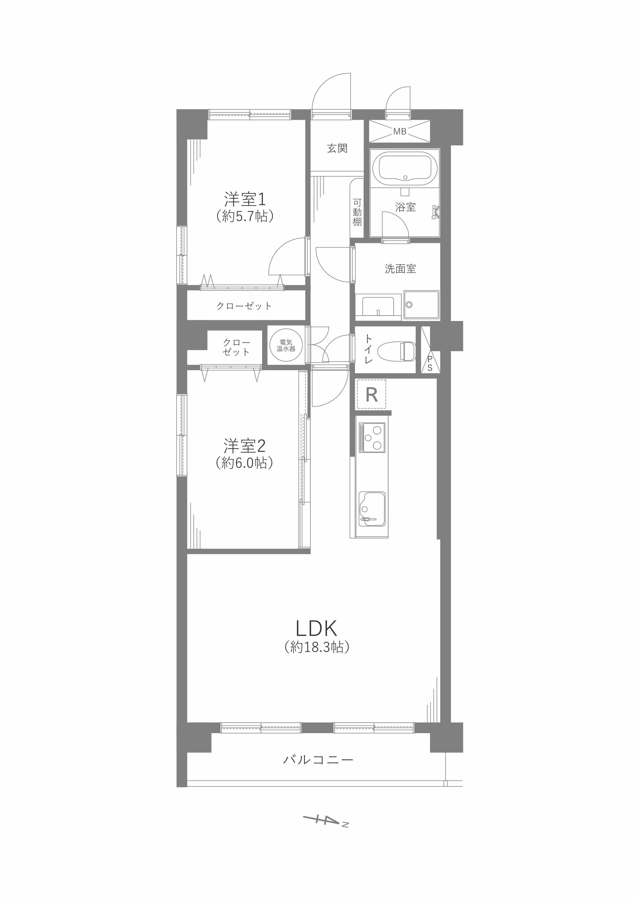 【間取り】の画像