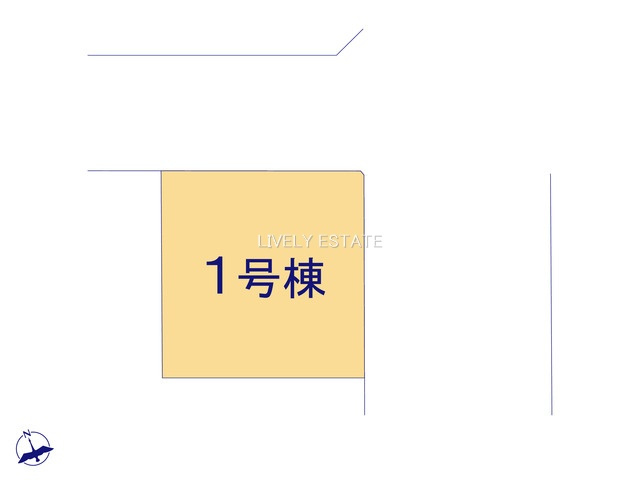 越谷市大字大泊 新築分譲住宅 の区画図