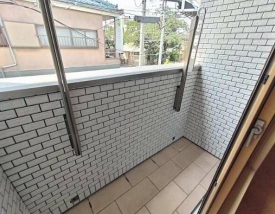 リトルガーデン北千住のバルコニー