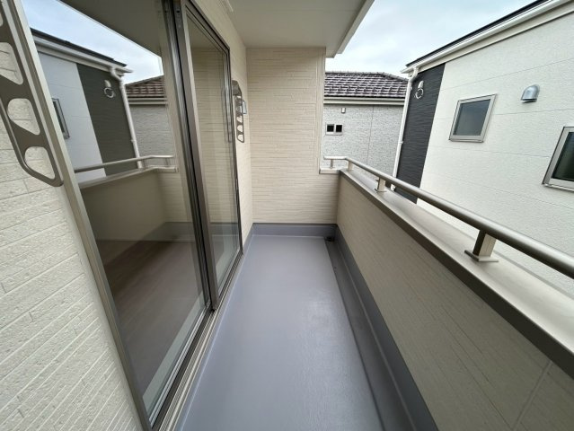 南羽生駅Ⅱ　新築一戸建て　01　リーブルファインのバルコニー