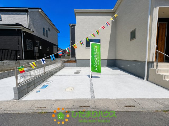 南羽生駅Ⅱ　新築一戸建て　01　リーブルファインの駐車場|2026/8/31　撮影