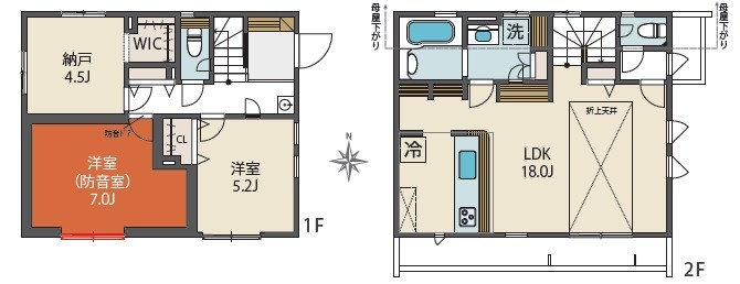 BLOOMING MAISON小平市大沼町4号棟 .の間取り