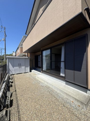 高知市福井町中古住宅の庭