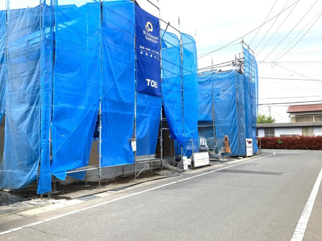 【外観】 | ブルーミングガーデン前橋市後家町ー② | （建築中現地）東小学校、東中学校まで徒歩7分！